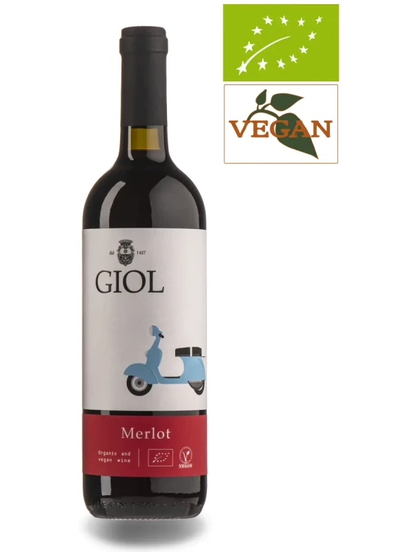 GIOL Vespa Merlot semisecco Venetien Italien Weingut Giol vegan Merlo