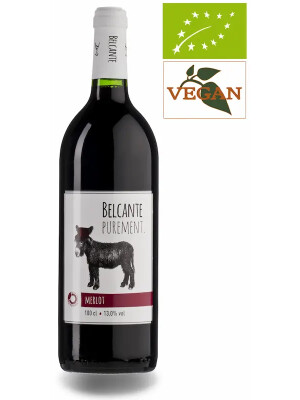 Bio Belcante Merlot, Vin de Pays 2021 Rotwein