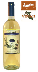 Retsina Papakonstantinou 2020  organic wine white wine