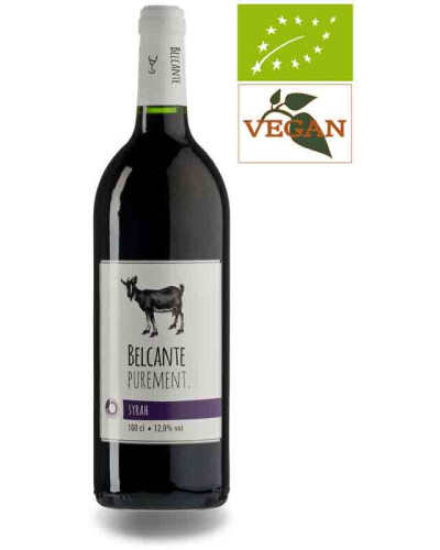 Belcante Syrah, Vin de Pays 2020 Red organic wine