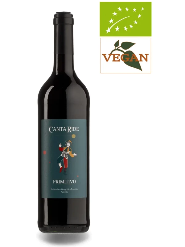 Bio Canta Ride Primitivo Rotwein Vivolovin wine Weinserie organic