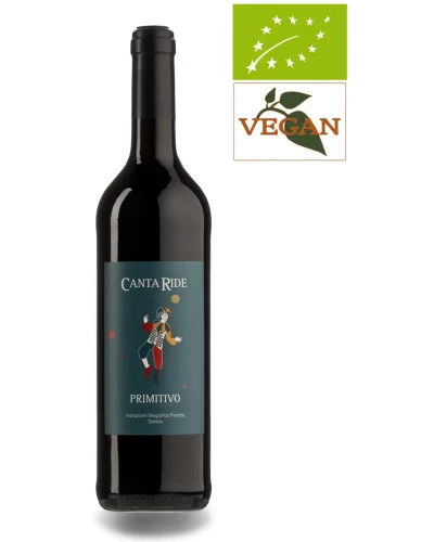 Bio Canta Ride Primitivo IGT 2023 Red wine organic wine