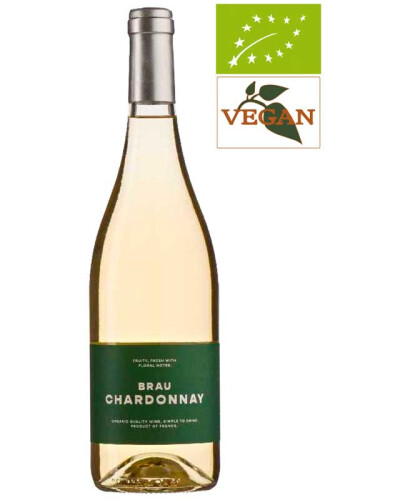 Organic Château de Brau Chardonnay  Vin de Pays Cotes Lastours 2020