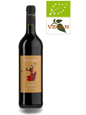 Canta Ride Sicilia, DOP Sicilia 2020 red wine organic wine