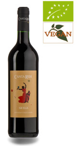 Canta Ride Sicilia, DOP Sicilia 2020 red wine organic wine