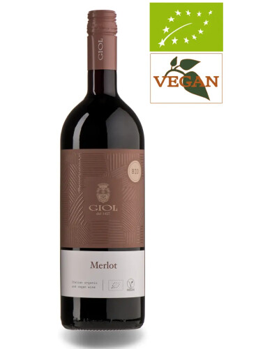 GIOL Merlot liter bottle, IGT Veneto 2021 wine Bio
