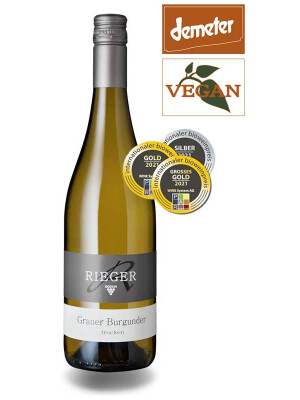 Bio Grauer Burgunder QbA Baden Rieger 2021 White Wine Bio
