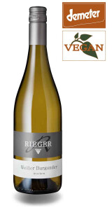 White Burgundy QbA Baden Rieger 2017 White Wine Bio