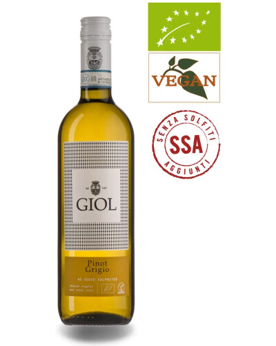 GIOL Pinot Grigio SSA DOC delle Venezie 2020 Organic White Wine