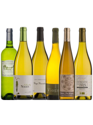 Organic white wine list France / 6 bottles