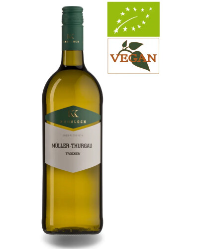 Müller Thurgau Knobloch liters of wine QbA 2019 White Wine Organic Wine