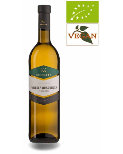 Bio Knobloch Achat White Burgundy dry white wine QbA 2020