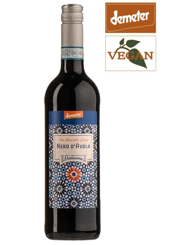 Nero d Avola IGT 2021  solluna red organic wine