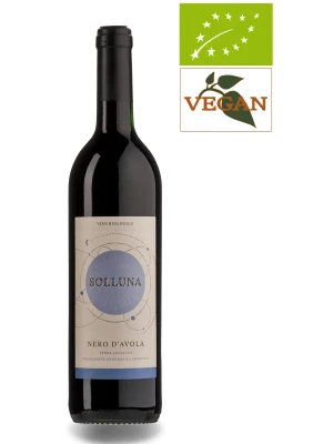 Nero d Avola IGT 2022  solluna red organic wine