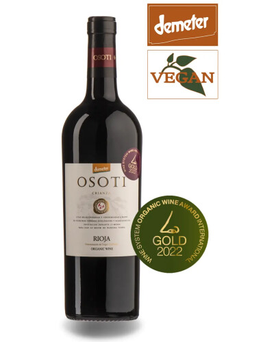 organic Rioja Crianza DO Rioja Osoti  2019 red wine