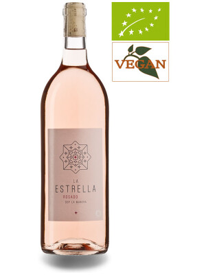 La Estrella rosado VDM 2021 ros&eacute; organic wine
